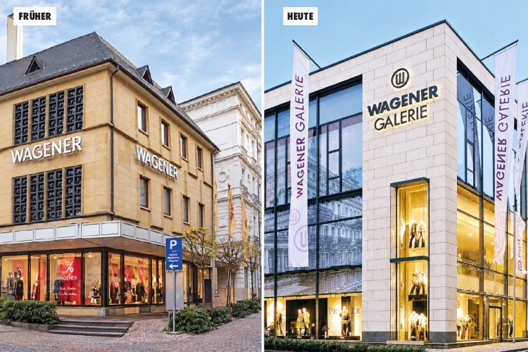 WAGENER-Galerie früher heute Okt 2026